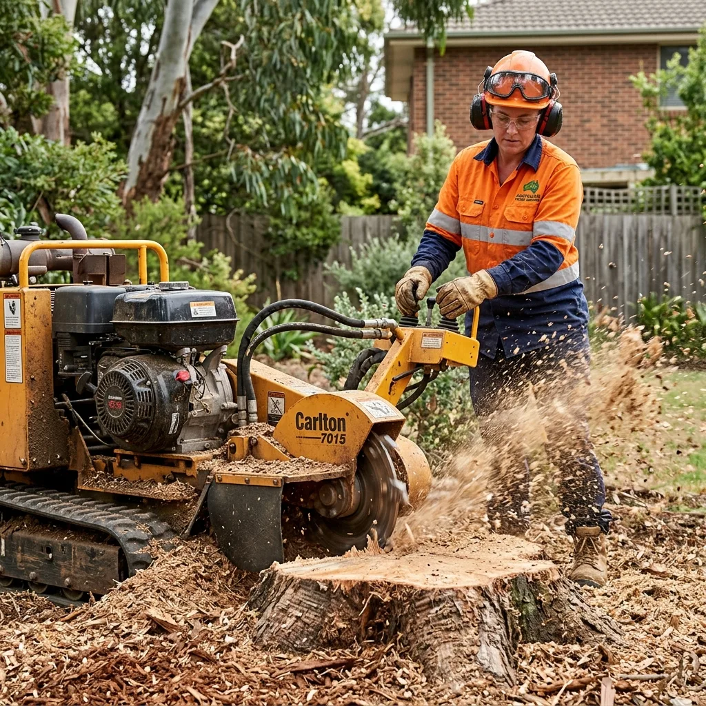 Stump grinding vs stump removal in Melbourne